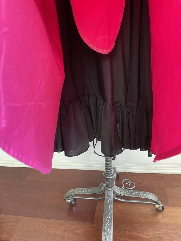 View of petticoat and lining made for Luna’s DIY sock hop skirt