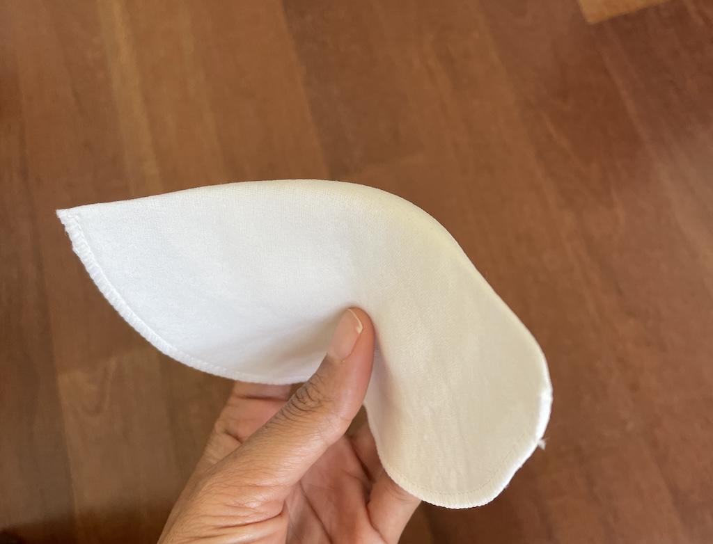Shoulder pad Luna used on her coat with one fourth inch width